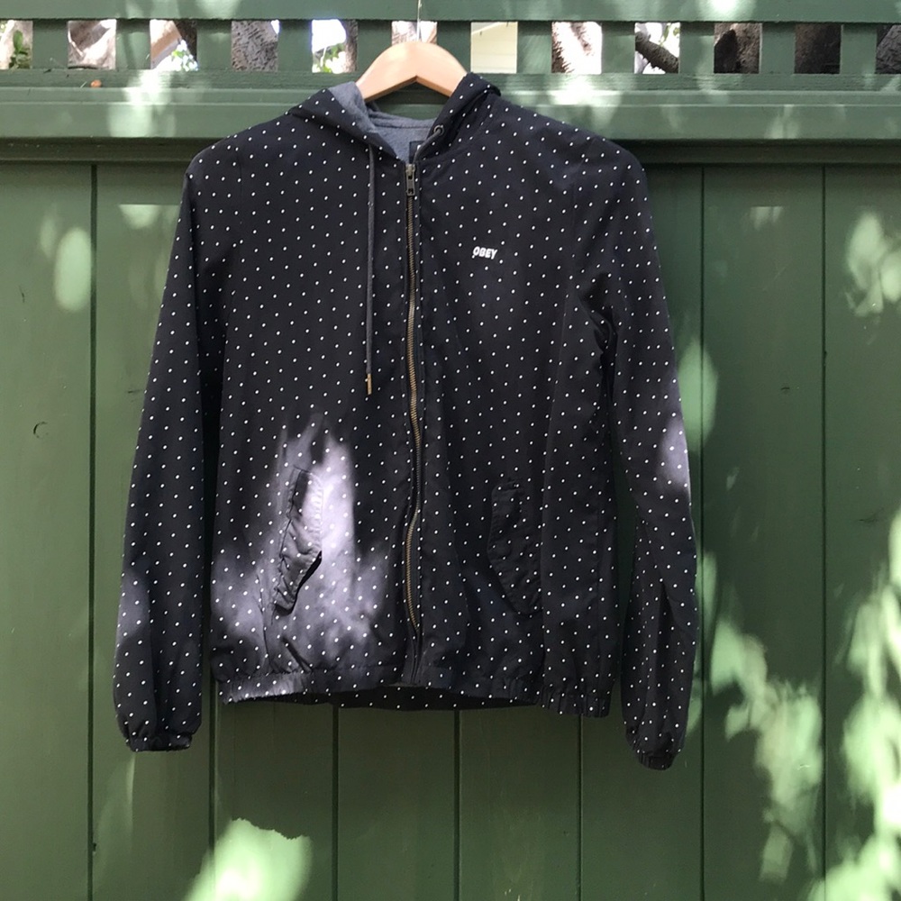 Obey polka dot jacket